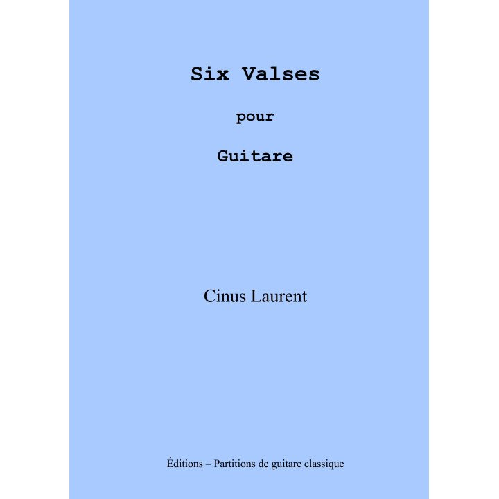 Six valses pour guitare
